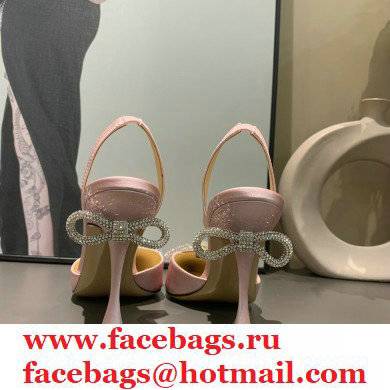Mach  &  Mach 9cm heel Women's pink Satin Double Bow Pumps
